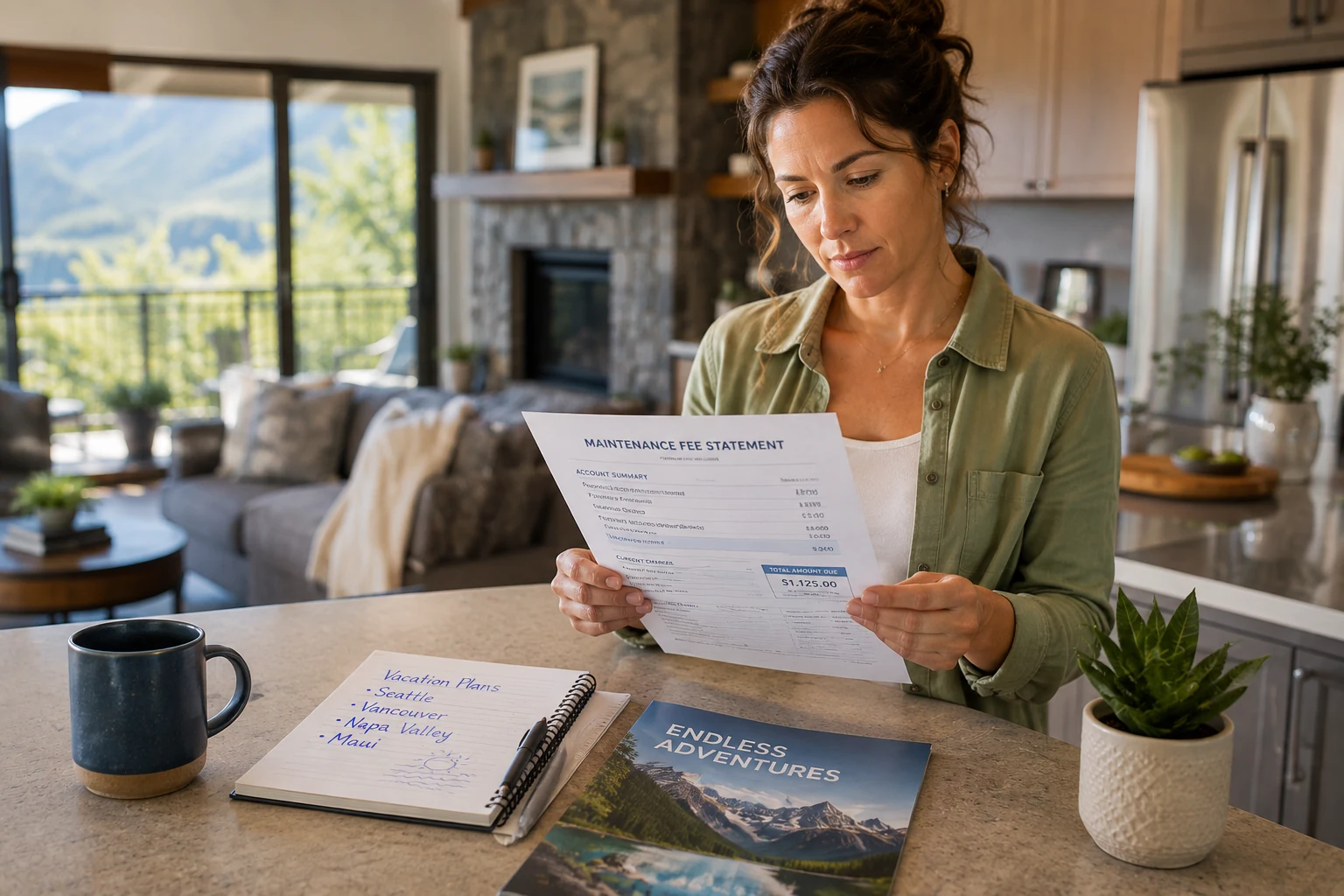Timeshare owner reviewing different ownership and exit decision paths.